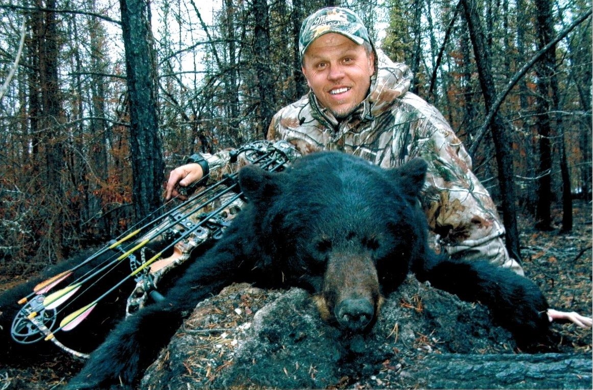 Bear Hunt Trophy - Hawkrock Wilderness Adventures Hunter with Trophy Buck